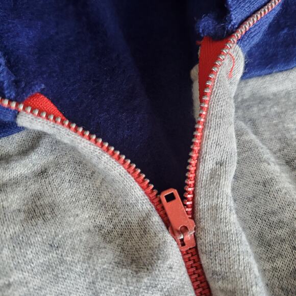 Vintage 80s Scoreboard Kids Colorblock Hoodie Jacket Sz 4T USA Made - Picture 5 of 5